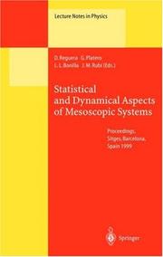 Front cover of Statistical and dynamical aspects of mesoscopic systems by D. Reguera