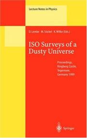 Cover of ISO surveys of a dusty universe by D. Lemke