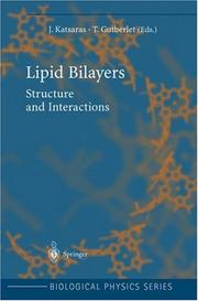Cover of Lipid bilayers by J. Katsaras
