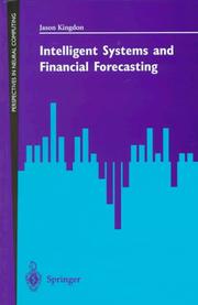 Cover of Intelligent systems and financial forecasting by J. Kingdon