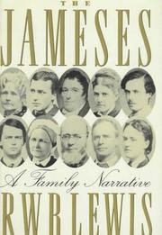 Cover of The Jameses by R. W. B. Lewis