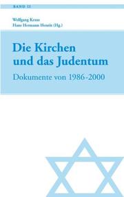 Front cover of Die Kirchen und das Judentum by Rolf Rendtorff