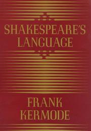 Cover of Shakespeare's language by Frank Kermode
