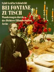 Front cover of Bei Fontane zu Tisch by Schönfeldt, Sybil Gräfin.