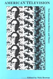 Cover of American television by Nick Browne