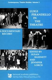 Front cover of Luigi Pirandello in the theatre by Luigi Pirandello
