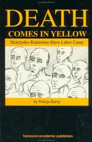 Front cover of Death comes in yellow by Felicja Karay