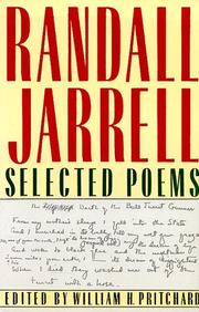 Cover of Poems by Randall Jarrell