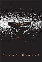 Cover of Star Dust by Frank Bidart