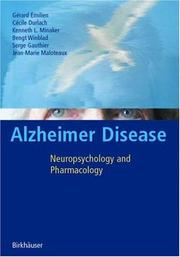 Cover of Alzheimer disease by Gérard Emilien
