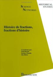 Front cover of Histoire de fractions, fractions d'histoire by Paul Benoit