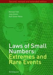 Cover of Laws of small numbers by Michael Falk