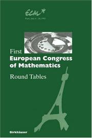 Front cover of First European Congress of Mathematics by Anthony Joseph