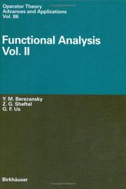 Cover of Functional analysis by Berezanskiĭ, I͡U. M.