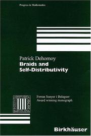 Cover of Braids and self-distributivity by Patrick Dehornoy