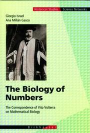 Front cover of The biology of numbers by Giorgio Isreal