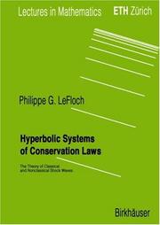 Front cover of Hyperbolic systems of conservation laws by Philippe G. LeFloch