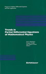 Front cover of Trends in partial differential equations of mathematical physics by Gregory Seregin