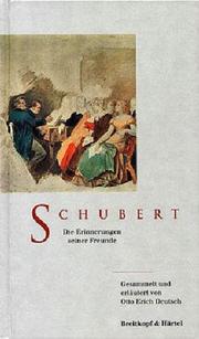Front cover of Schubert by Otto Erich Deutsch
