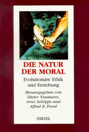 Front cover of Die Natur der Moral by Alfred Treml