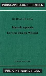 Cover of Schriften des Nikolaus von Kues in deutscher Übersetzung by Cardinal Nicholas of Cusa