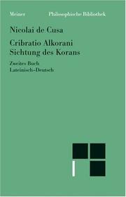 Cover of Cribratio Alkorani by Cardinal Nicholas of Cusa
