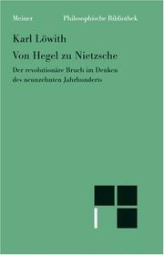 Front cover of Von Hegel zu Nietzsche by Karl Löwith