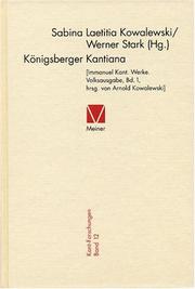 Cover of Werke by Immanuel Kant