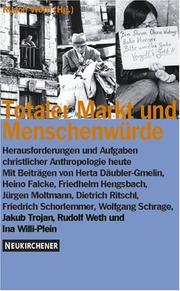 Cover of Totaler Markt und Menschenwürde by Rudolf Weth