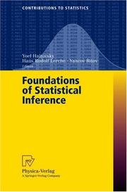 Cover of Foundations of statistical inference by Yoel Haitovsky