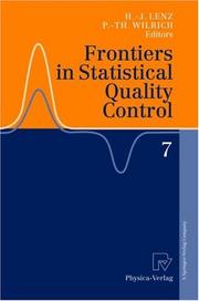 Cover of Frontiers in statistical quality control 7 by Hans-Joachim Lenz