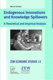 Cover of Endogenous Innovations and Knowledge Spillovers by Werner Smolny