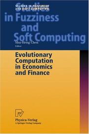 Cover of Evolutionary Computation in Economics and Finance by Shu-Heng Chen