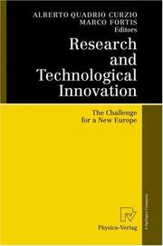 Front cover of Research and Technological Innovation by Alberto Quadrio Curzio