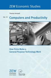 Cover of Computers and Productivity by Thomas Hempell