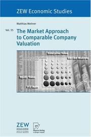 Front cover of The Market Approach to Comparable Company Valuation (ZEW Economic Studies) by Matthias Meitner