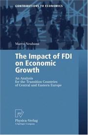 Front cover of The Impact of FDI on Economic Growth by Marco Neuhaus