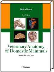Front cover of Veterinary anatomy of domestic mammals by Horst Erich König