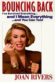 Cover of Bouncing Back by Joan Rivers