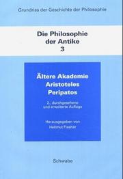 Cover of Die Philosophie der Antike by Hellmut Flashar