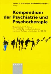 Front cover of Kompendium Der Psychiatrie Und Psychotherapie by Unknown
