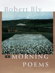 Cover of Morning poems by Robert Bly