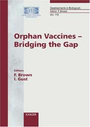 Cover of Orphan vaccines by Ian D. Gust