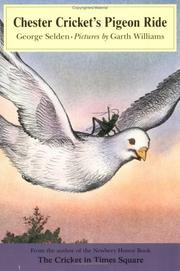Front cover of Chester Cricket's Pigeon Ride by George Selden