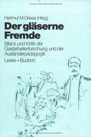 Front cover of Der Gläserne Fremde by Hartmut M. Griese