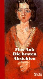 Cover of Las buenas intenciones by Max Aub