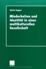 Front cover of Minderheiten und Identität in einer multikulturellen Gesellschaft by Sylvia Supper