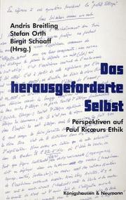 Cover of Das herausgeforderte Selbst by Andris Breitling