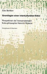Cover of Grundlagen einer interkulturellen Ethik by Eike Bohlken