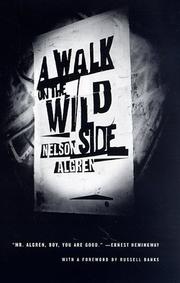 Cover of A walk on the wild side by Nelson Algren